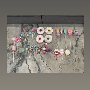 Candyland Christmas tree picks bundle